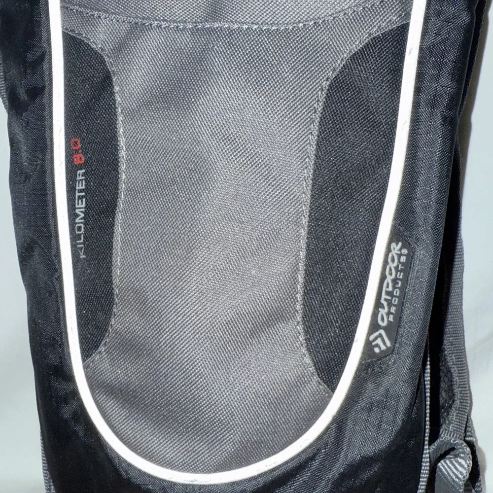 Outdoor Products Kilometer 8.0 Hydration Backpack Black Grey No Bladder